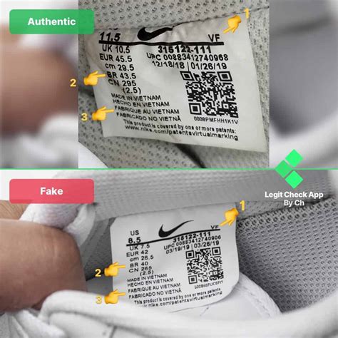 how can you tell fake nikes|nike legit check code.